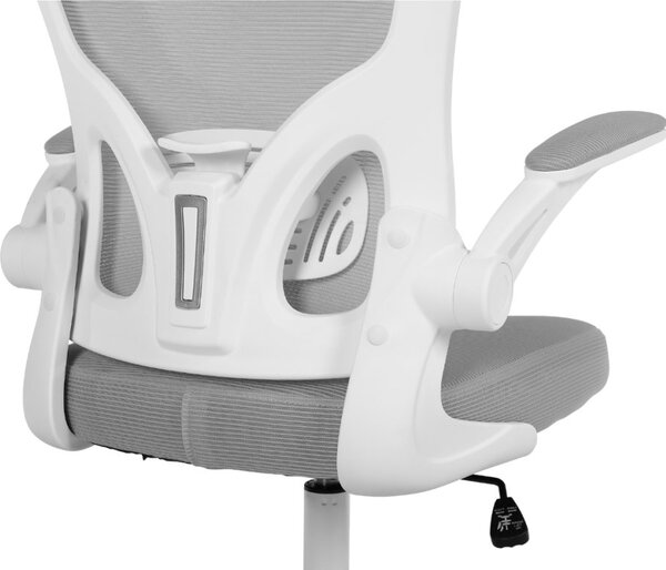 Dětská otočná židle Neoseat LEXI — látka, šedá