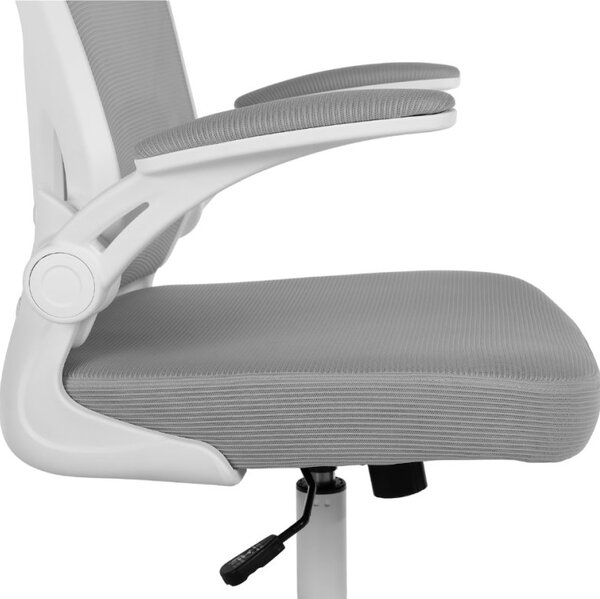 Dětská otočná židle Neoseat LEXI — látka, šedá