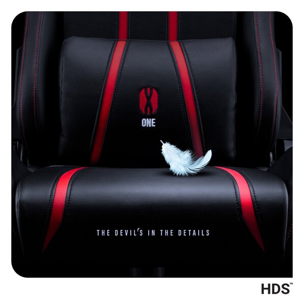 Herní Židle Diablo X-One 2.0 Small: Černá a Červená