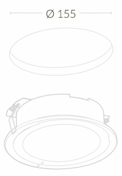 TM.ITECH M1 60 NM W antipanické nouzové osvětlení IP65 BíláST