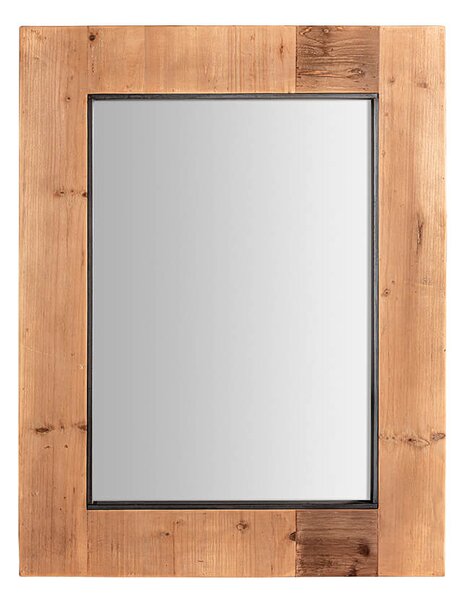 Zrcadlo gina 69 x 89 cm hnědé