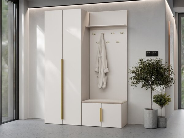 Předsíňová sestava Lotsi I, Barvy: pískově béžová / pískově béžová + Paros 02 5903211497605