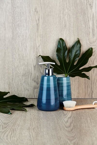 Wenko Pottery Petrol dávkovač mýdla 360 ml || 22647100
