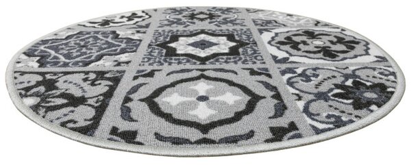 Protiskluzový koberec PATCHWORK 19 New šedý