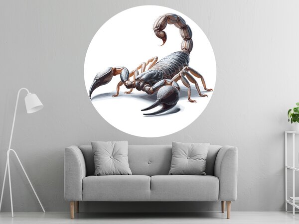 Štír textilní přelepitelná samolepka na zeď arch 75 x 75 cm
