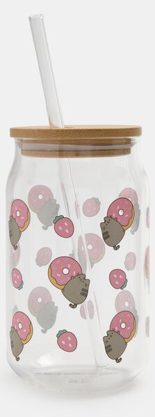 Sinsay - Hrnek s víčkem a brčkem Pusheen The Cat - vícebarevná