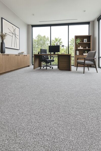 Condor Carpets, Metrážový koberec Extreme 74, zátěžový, na míru, šíře 4m, šedá, ab (mřížka), chodba / předsíň
