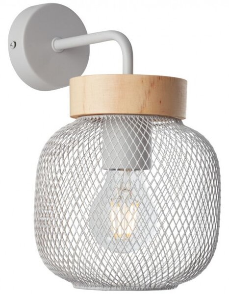 Brilliant 99107/40 Nástěnná lampa GIADA zelená + dřevo