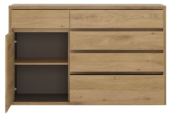 KONDELA Komoda, dub shetland, SHELDON TYP 42