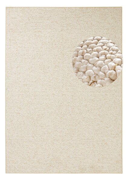 Krémový koberec 60x90 cm Wolly – BT Carpet