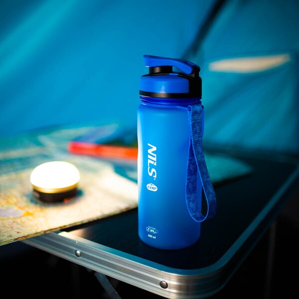 NC1740 MODRÁ TRITANOVÁ LÁHEV NA PITÍ 600 ML NILS CAMP