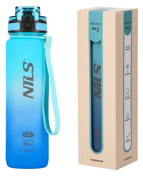 NCD04 MODRÁ TRITANOVÁ LÁHEV NA PITÍ 950 ML NILS CAMP