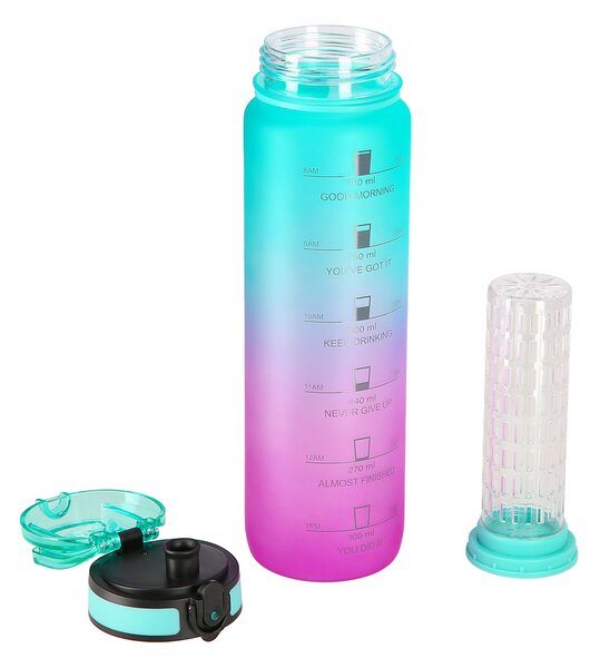 NCD04 ZELENO-RŮŽOVÁ TRITANOVÁ LÁHEV NA PITÍ 950 ML NILS CAMP