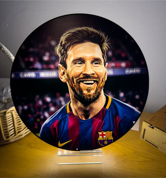 Stolní lampa 10 Messi Portrait
