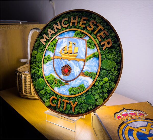 Stolní lampa Manchester City - Moss