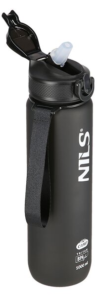 NCD68 ČERNÁ TRITANOVÁ LÁHEV NA PITÍ 1000 ML NILS CAMP
