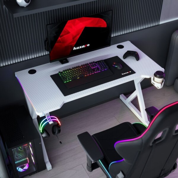 Herní stůl Hero 2.3 RGB bílý