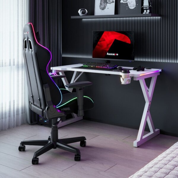Herní stůl Hero 2.3 RGB bílý