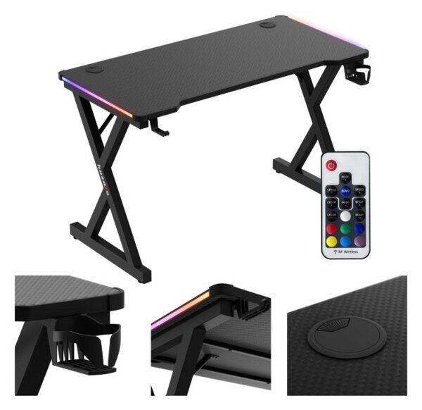 Herní stůl Hero 2.3 RGB černý