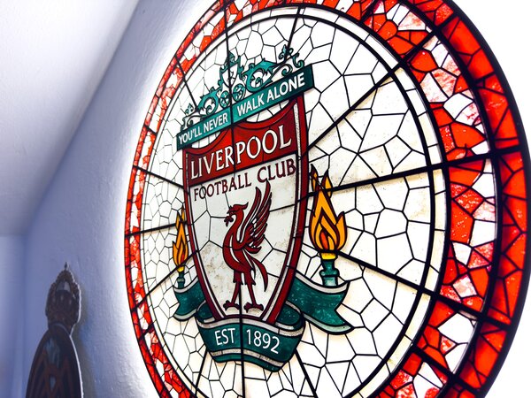 Svítící obraz Liverpool - Glassy