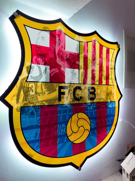 Svítící obraz FC Barcelona - Legendy