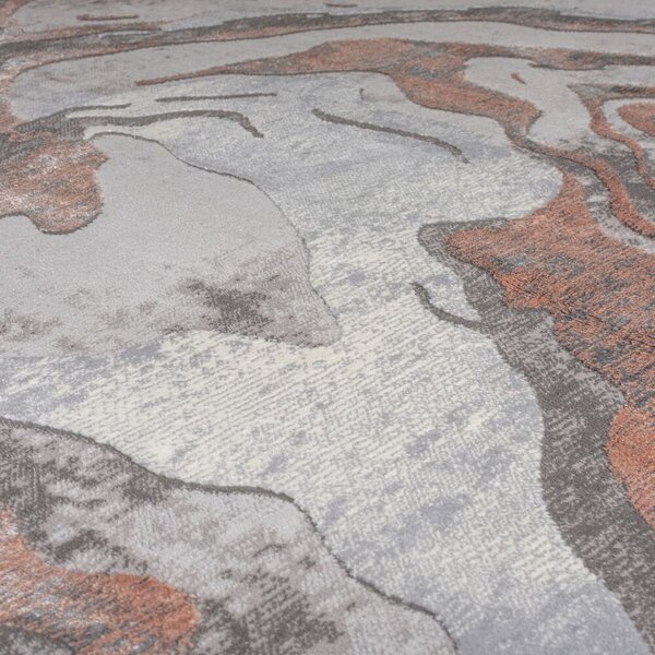 Flair Rugs, Běhoun Eris Marbled Blush, 60x230, růžová, chodba / předsíň