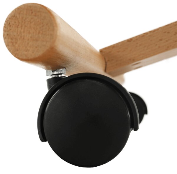 KONDELA Ergonomická klekačka, petrolejová / buk, FLONET