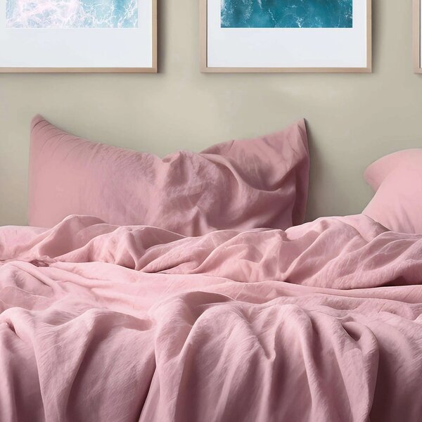 DARRÉ Mušelínové povlečení Retro pink Velikost: 140 x 200 + 70 x 90