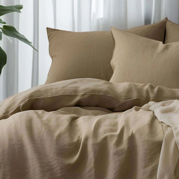 DARRÉ Mušelínové povlečení Light brown Velikost: 140 x 200 + 70 x 90