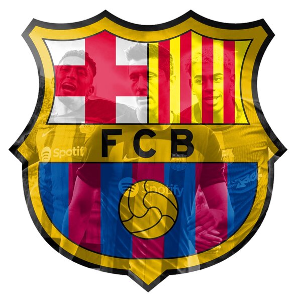 Svítící obraz FC Barcelona - 2025