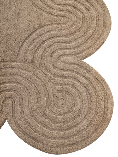 Koberec MALVAN Taupe 160 x 230 cm Vlna