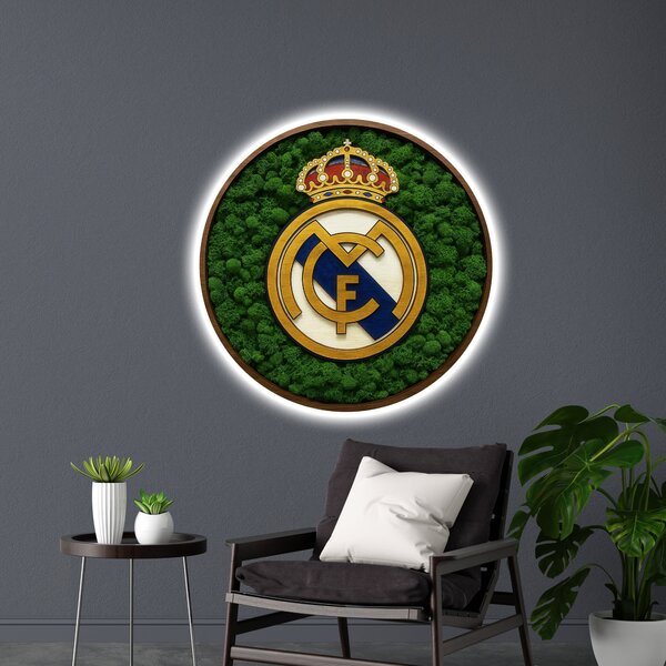 Svítící obraz Real Madrid - White Reign