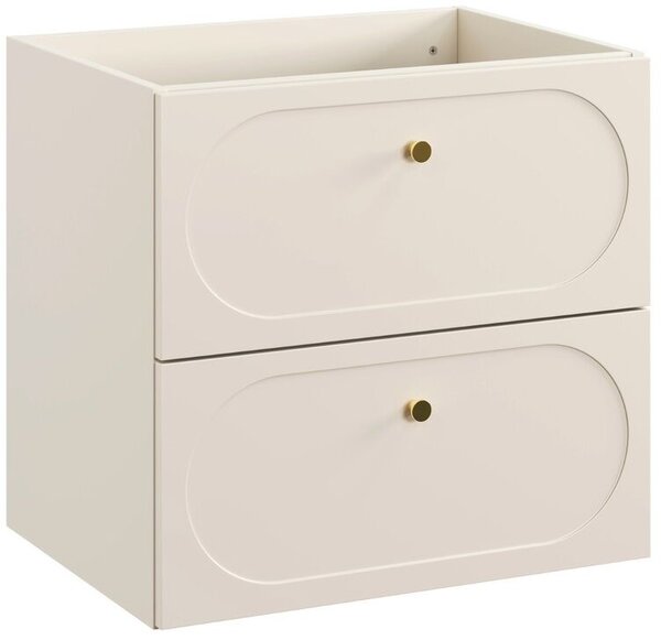 Comad Donna Sand skříňka 60.2x46x57 cm pod umyvadlo závěsná béžová DONNA SAND 82-60-46-2S
