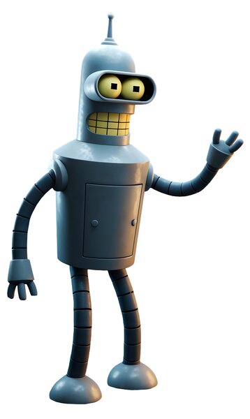 Svítící obraz - Futurama Bender - Noční lampa