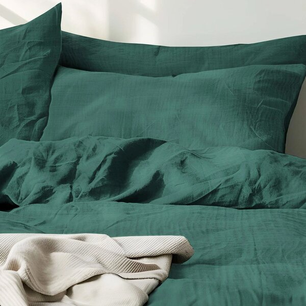 DARRÉ Mušelínové povlečení Malachite Velikost: 140 x 200 + 70 x 90