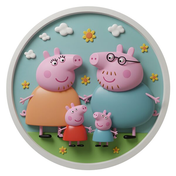 Svítící obraz - Prasátko Peppa - Noční lampa