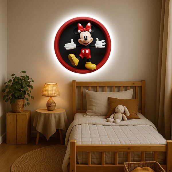 Svítící obraz - Minnie Mouse - Noční lampa