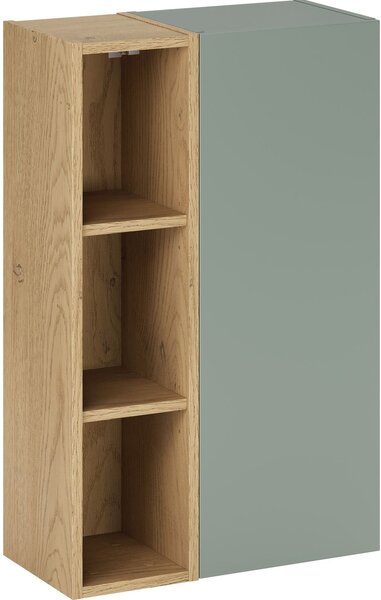 Sada skříňka Comad Aster Green ASTER GREEN 80-30-1D, regál Comad Dalia Cashmere CREMONA UN 83-20-80