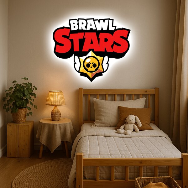 Svítící obraz - Brawl Stars - Noční lampa