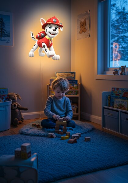 Svítící obraz - Marshall - Paw Patrol - Noční lampa