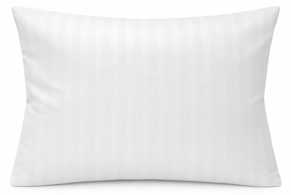 BAVLNĚNÝ POVLAK NA POLŠTÁŘ STRIPES1 50X60 CM BÍLÁ