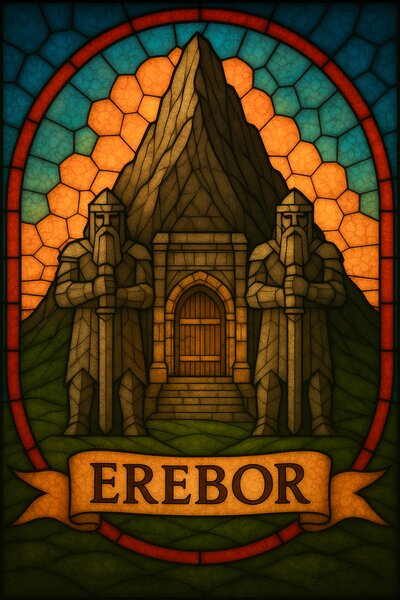 Svítící obraz - Erebor