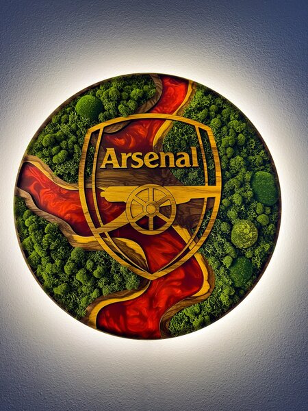 Svítící obraz Arsenal - Moss