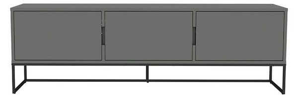 TV stolek pili 176 x 57 cm šedozelený