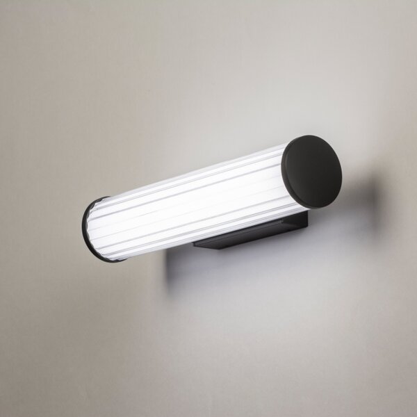Nástěnné LED svítidlo nad zrcadlo do koupelny Zarra Black IP44 (LMD)
