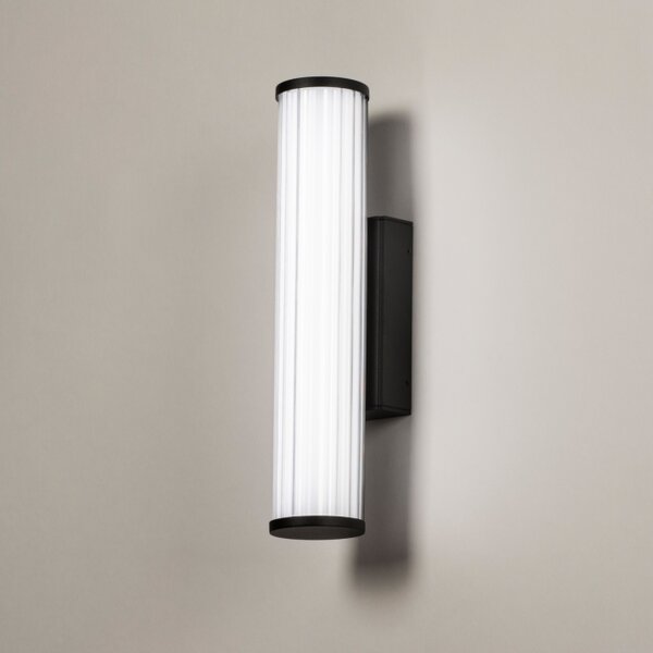 Nástěnné LED svítidlo nad zrcadlo do koupelny Zarra Black IP44 (LMD)