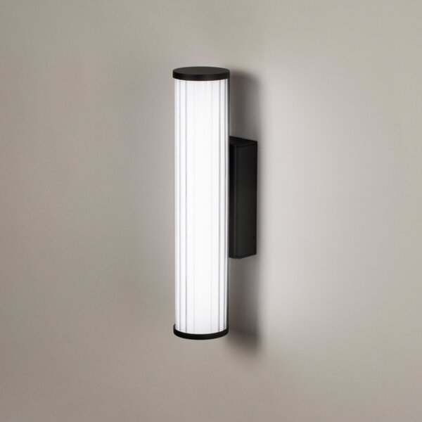 Nástěnné LED svítidlo nad zrcadlo do koupelny Zarra Black IP44 (LMD)