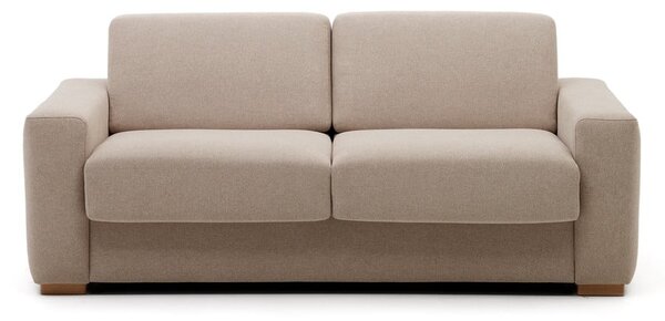 Béžová rozkládací pohovka 244 cm Anley – Kave Home