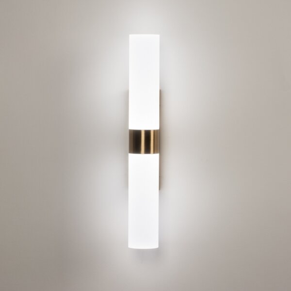 Nástěnné LED svítidlo nad zrcadlo do koupelny Valencia Gold (LMD)