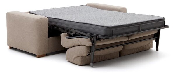Béžová rozkládací pohovka 244 cm Anley – Kave Home